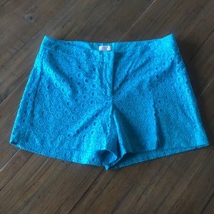 Crown & Ivy size 10 blue shorts